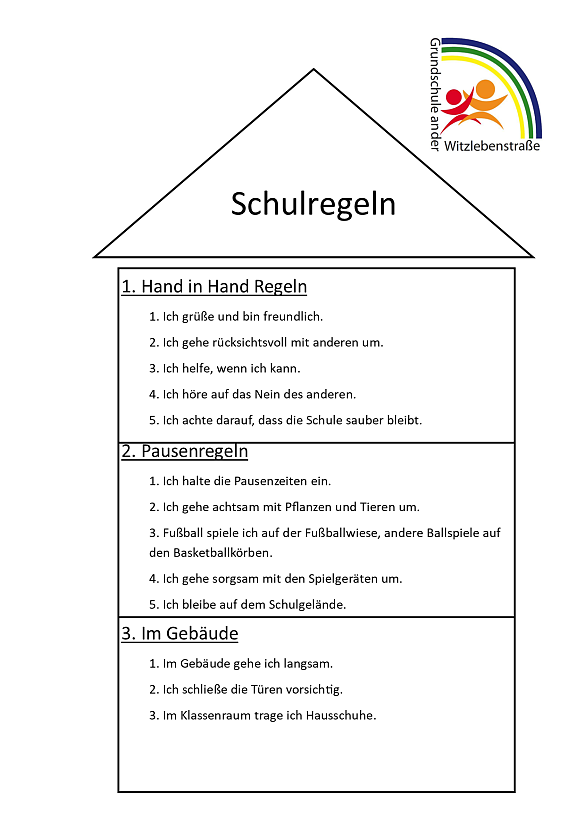 Schulregeln der Grundschule an der Witzlebenstraße