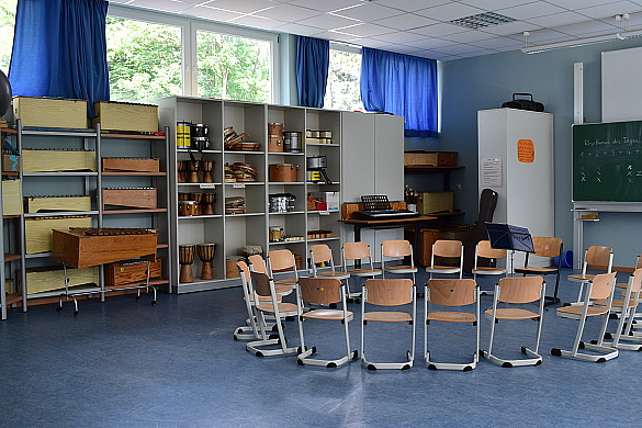 Musikraum der Grundschule Witzlebenstra&szlig;e